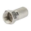 F-Stecker 7 mm HQ (100x Stück)